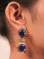 Ganishka Blue Boutique Necklace Set