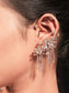 Reha White American Diamond Earrings