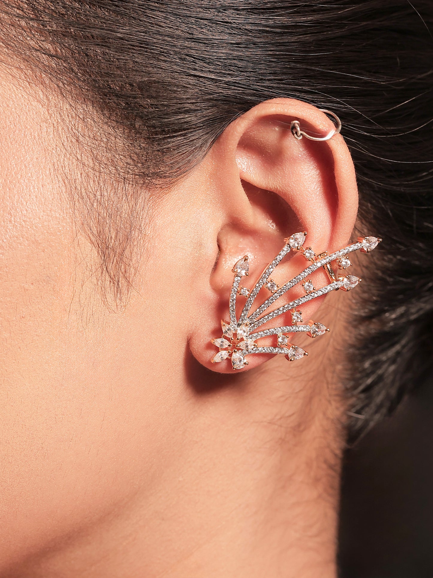 Daizy White American Diamond Earring
