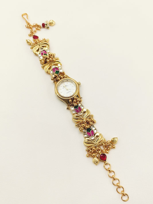 Shabnam's Paachi Kundan Watch