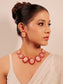 Edana Ruby & Baby Pink Natural Stone Necklace Set