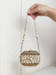 Khwaab Octagon Golden Mini Metal Clutch