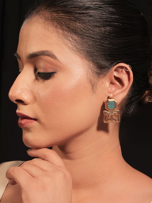 Riya Sky Blue Boutique Earrings