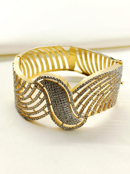 Vimla White Gold Plated American Daimond Braclet