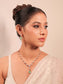 Saima Mint Green Kundan Necklace Set
