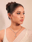 Vaidy White Kundan Necklace Set