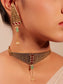 Kavisha Majenta Antique Choker Set