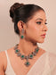Tapti Green Victorian Necklace Set