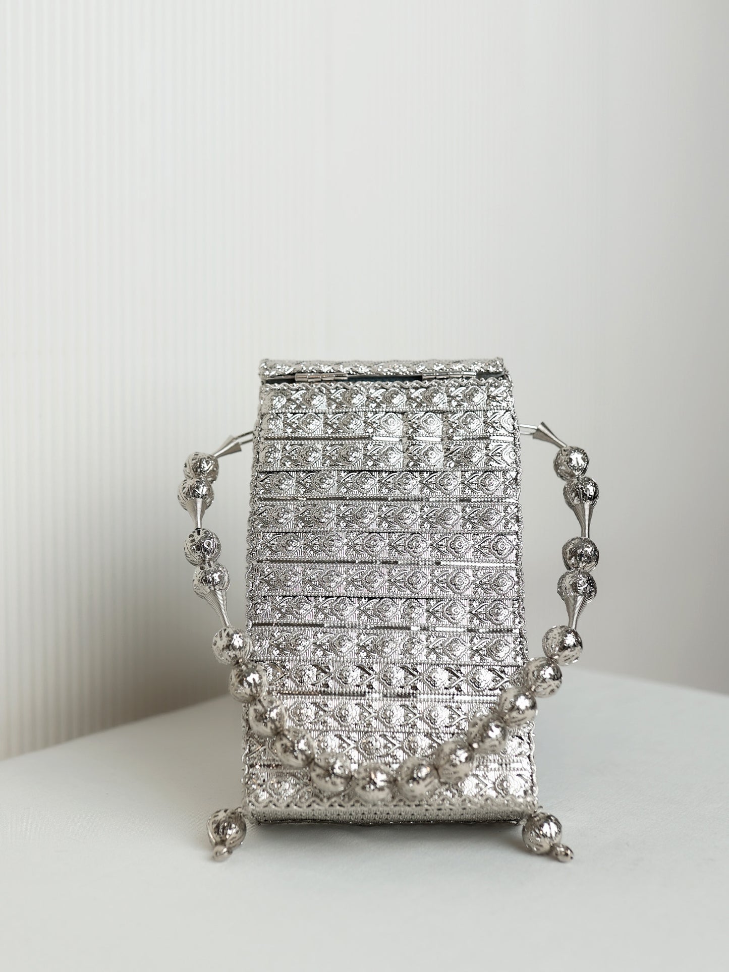 Kangna Ruby Silver Mobile Pouch