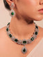Adrienne Green American Diamond Necklace Set