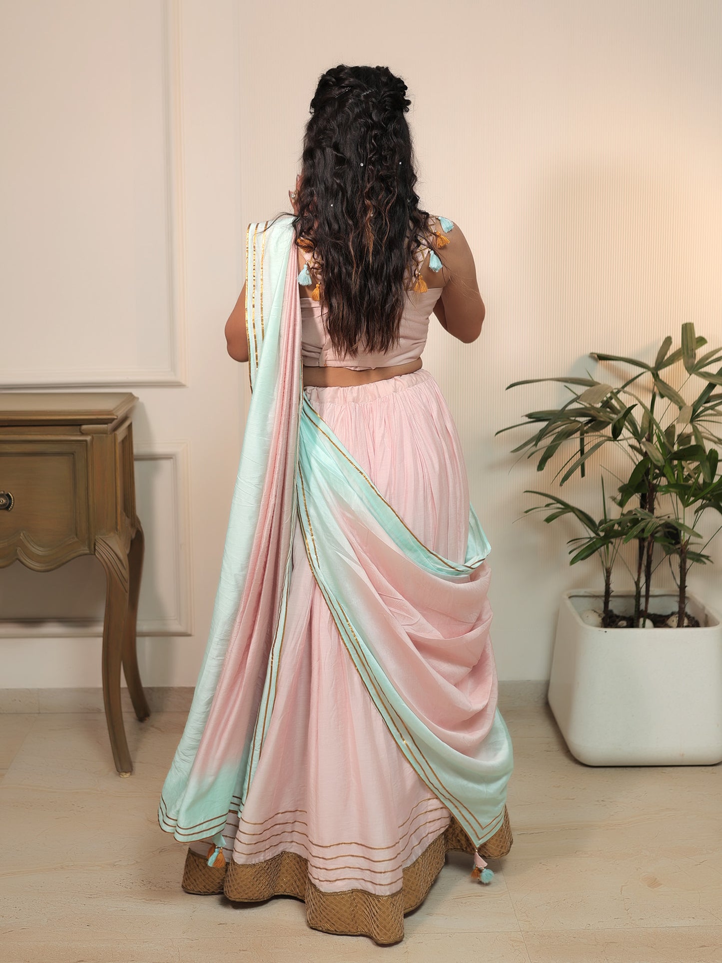 Insiyah Lehenga with Jewellery