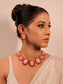 Edana Ruby & Baby Pink Natural Stone Necklace Set