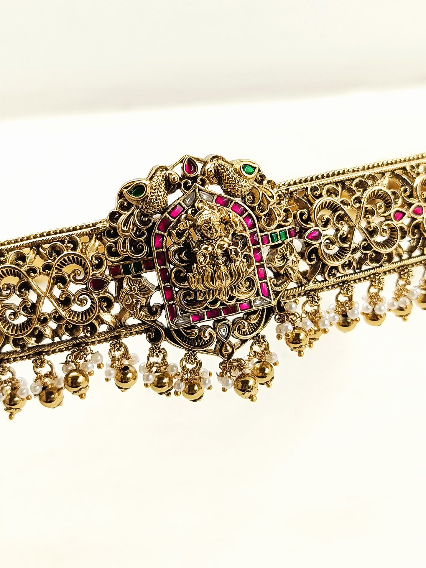Daliha Plain Antique Waist Belt/kamar Bandh