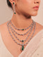 Ives Emerald American Diamond Set