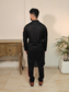 Samardh Garba Black Tassel Kurta Set.
