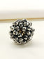 Ekaantha Silver Oxidized Finger Ring