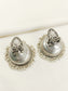 Ela Plain Oxidized Jhumki