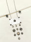 Elakshi White Pearl Oxidized Pendant Set