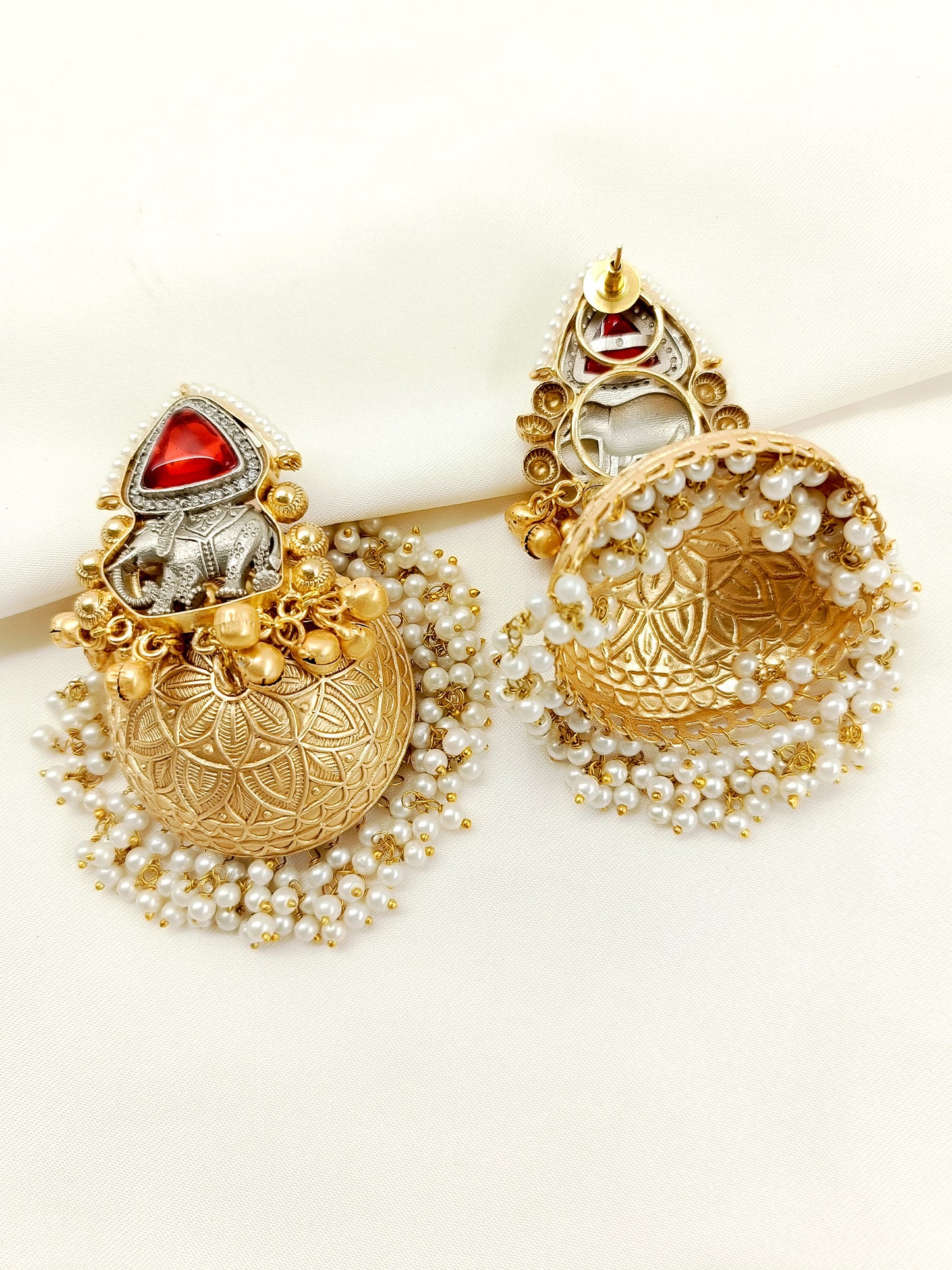 Harshiya Red Boutique Jhumki