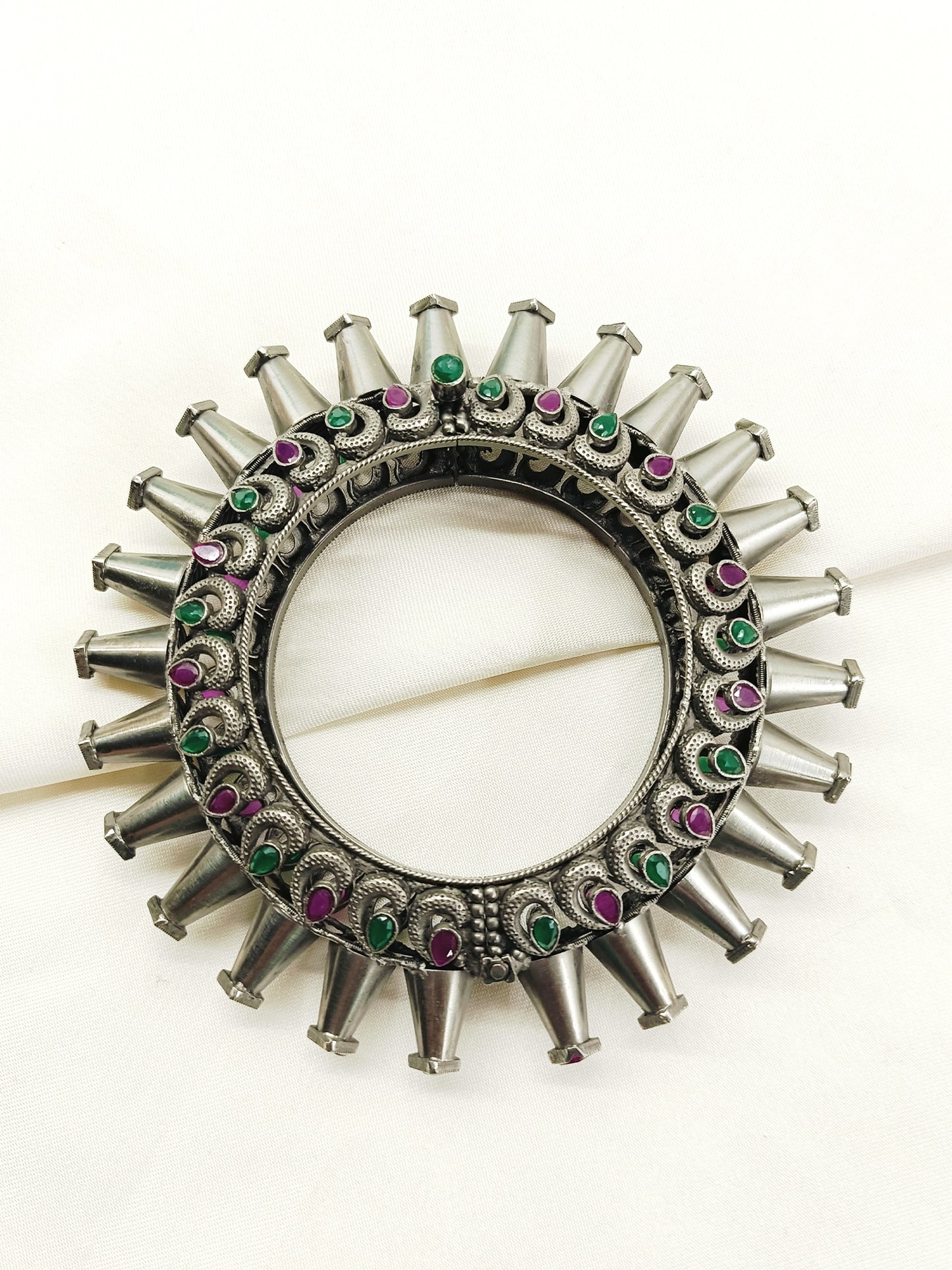 Hridya R&G Oxidized Kada