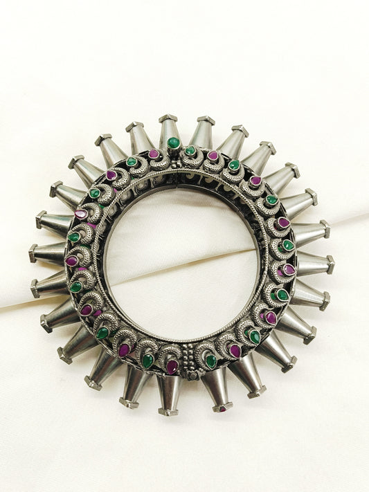 Hridya R&G Oxidized Kada