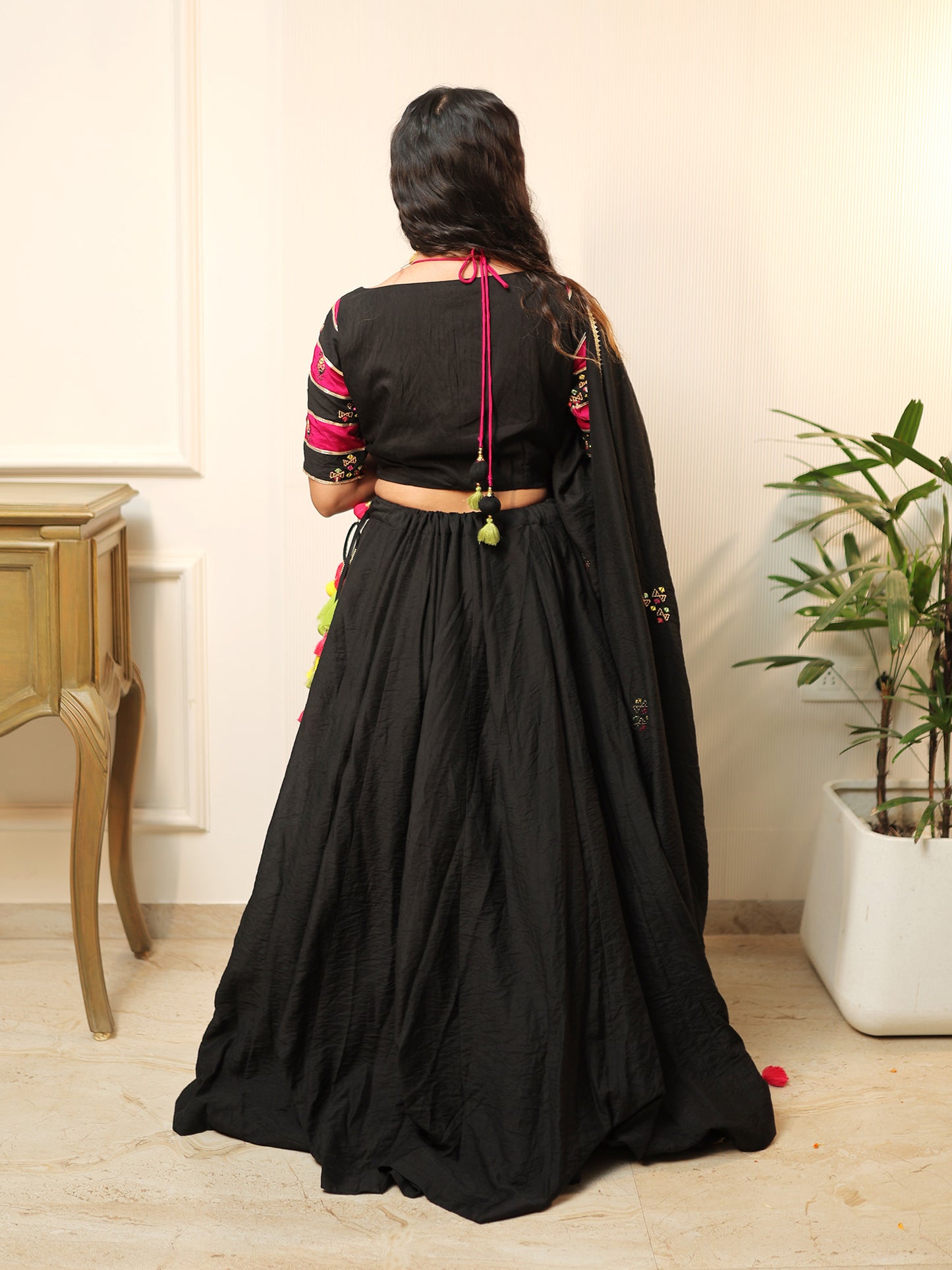 Binal Lehenga with Jewellery