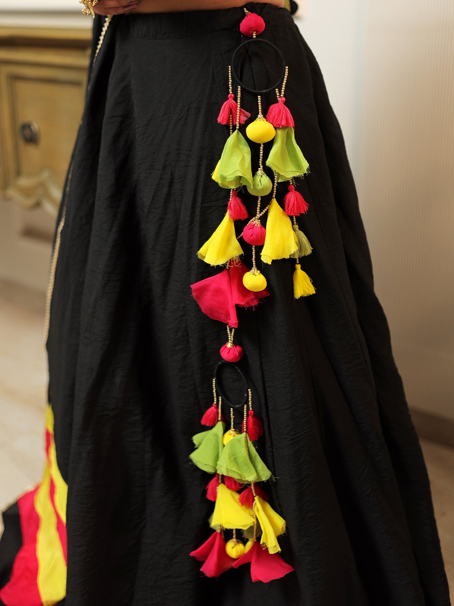 Binal Lehenga with Jewellery