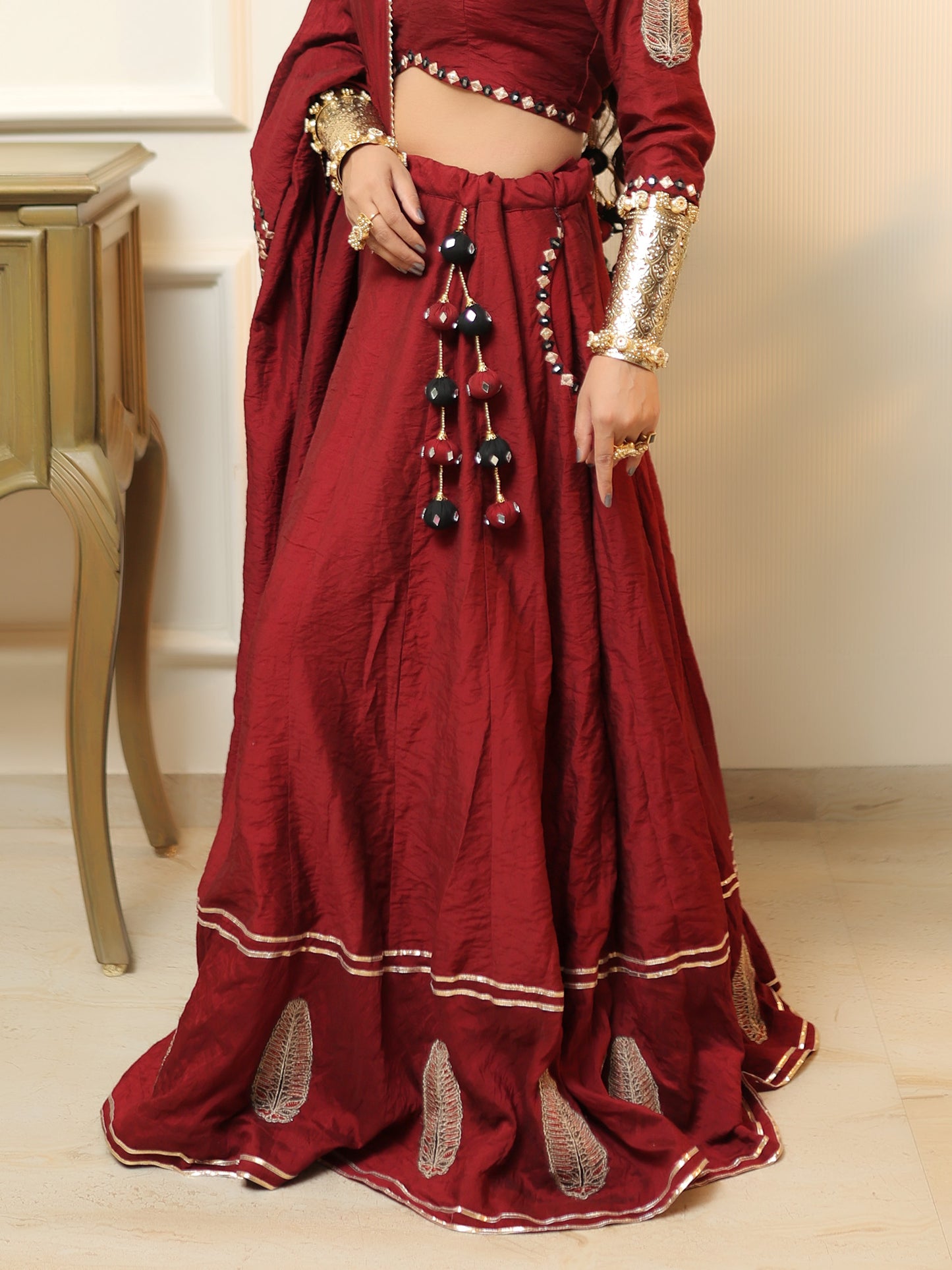 Driti Lehenga with Jewellery