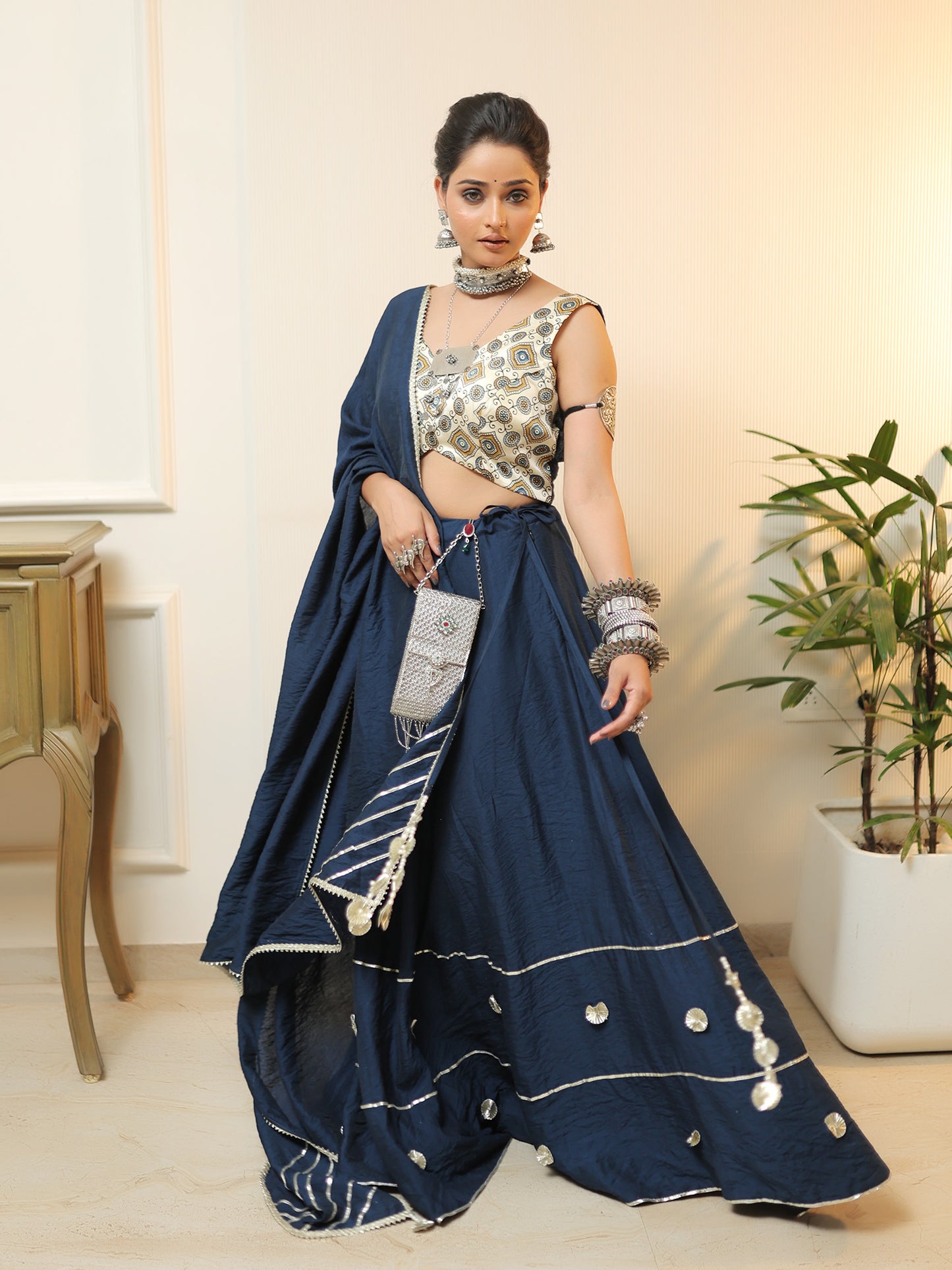 Moonlight Lehenga with Jewellery