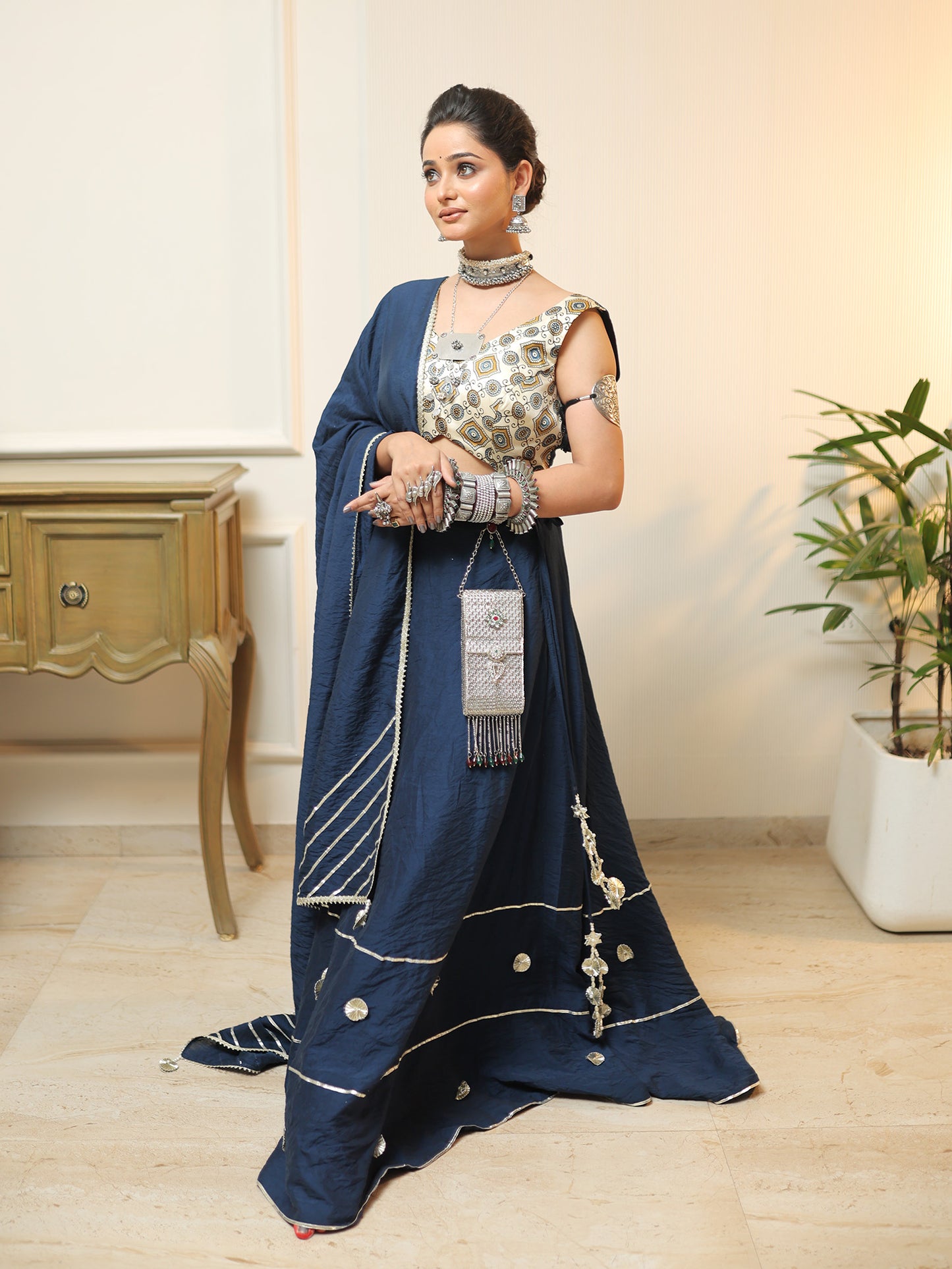 Moonlight Lehenga with Jewellery