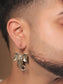 Vaishvi Golden Men's Earrings