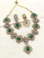 Tapti Green Victorian Necklace Set
