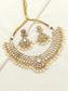 Adalyn White Kundan Necklace Set