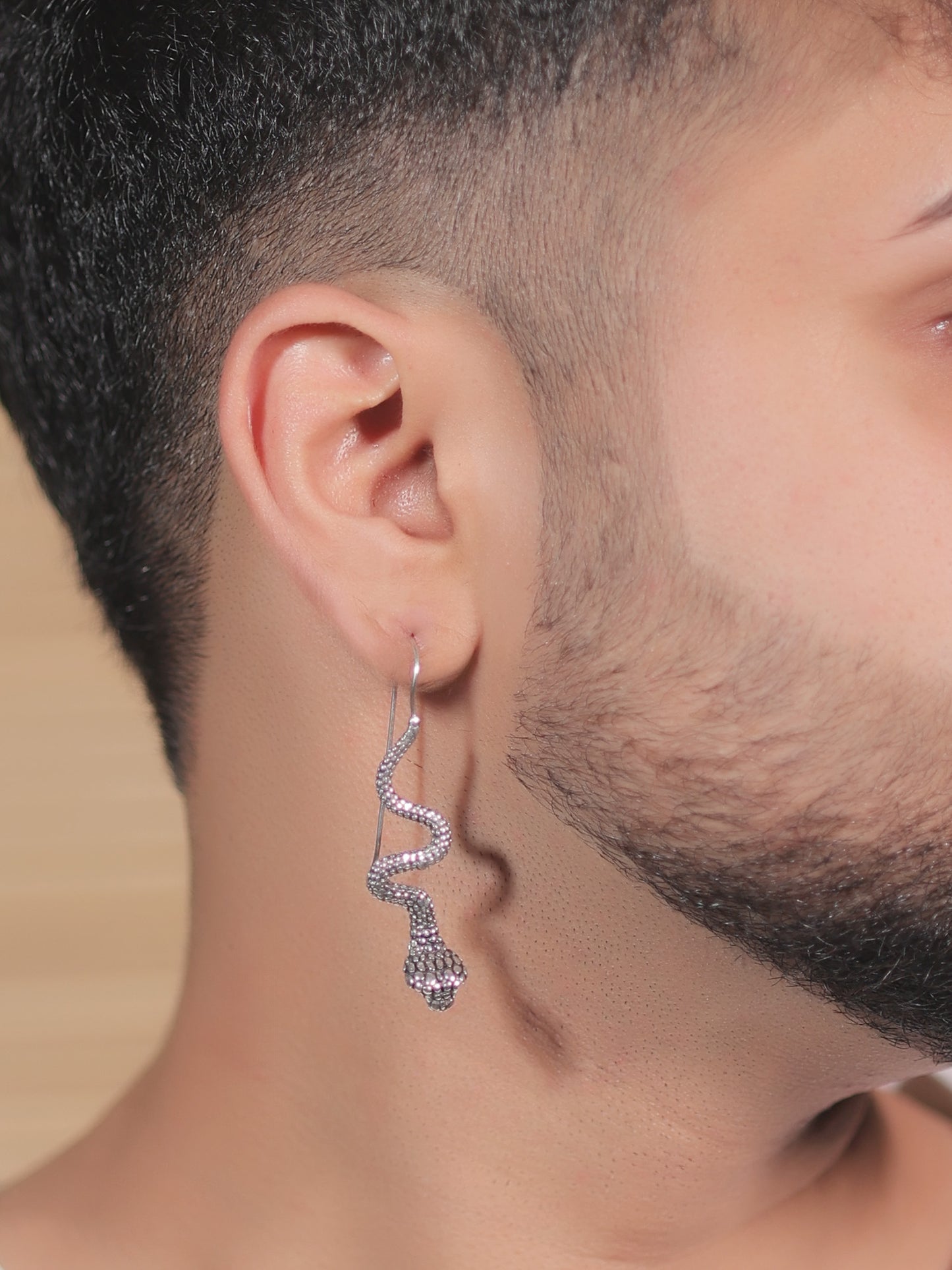 Cascade Silver Men's Earrings