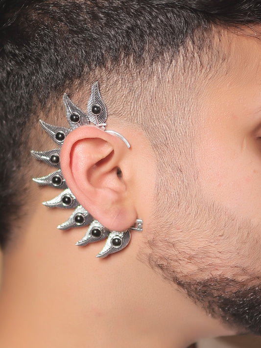 Josephine Black Men's Earcuffs