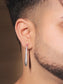 Ansh Silver Men's Earrings