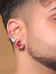 Rudransh  Ruby Men's Earcuff