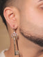Suraiy Golden Men's Earrings