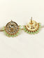 Sameena Mint Green Pachi Kundan Tops