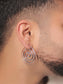 Aindrila Silver Men's Earrings