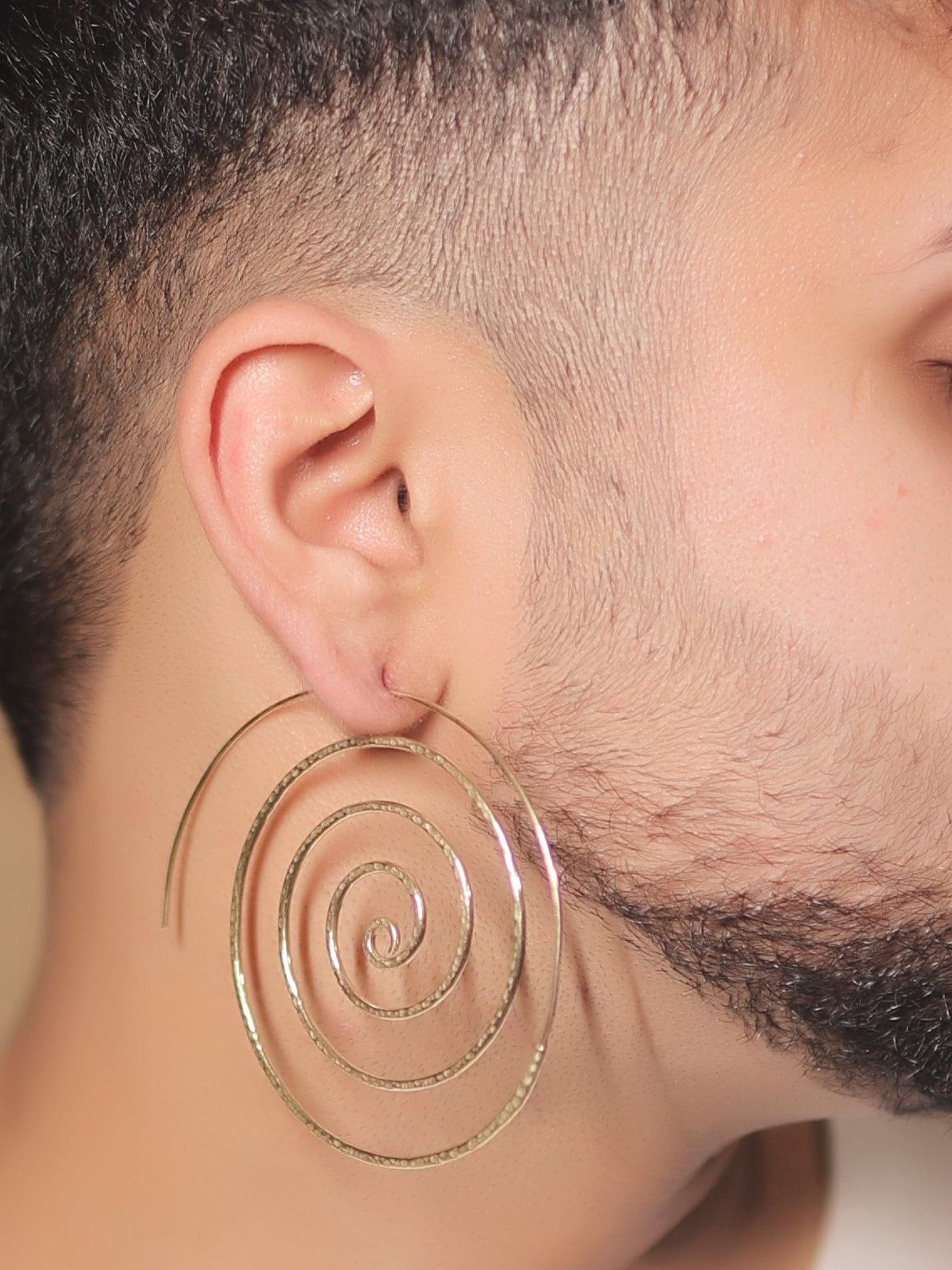 Sobit Golden Men's Earrings