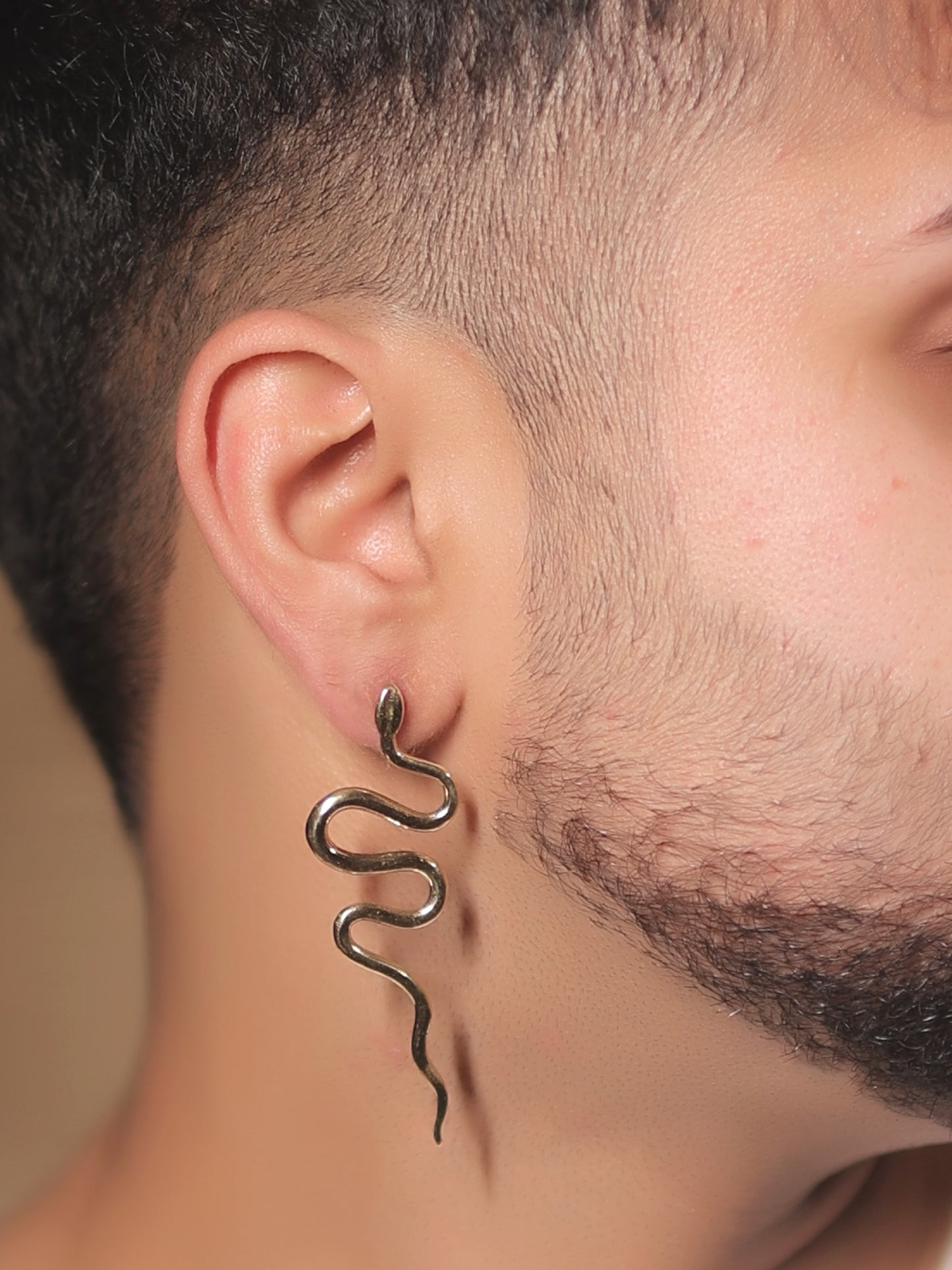 Leah Golden Men's Earrings