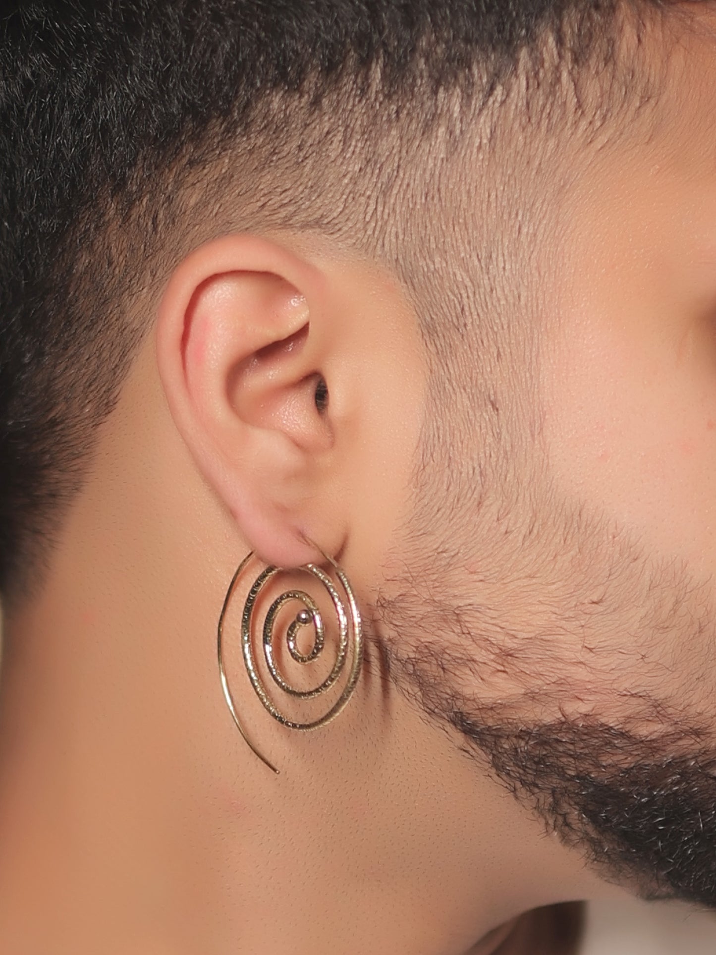 Azmat Golden Men's Earrings
