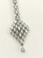 Tanuja American Diamond Silver Plated Beautiful Teeka