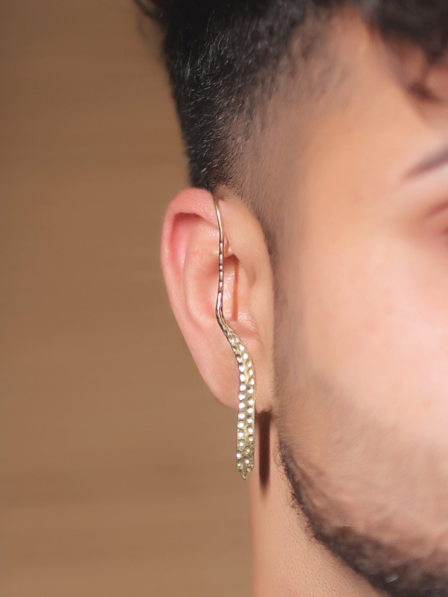 Yashik Golden Men's Earrings