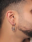 Daya Silver Men's Earrings