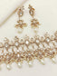 Rubi White Rose Gold Plated Kundan Choker