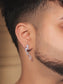 Navkansh Silver Men's Earrings