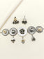 Dipali White Oxidized Choker Set