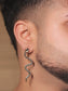 Rashmik Golden Men's Earrings